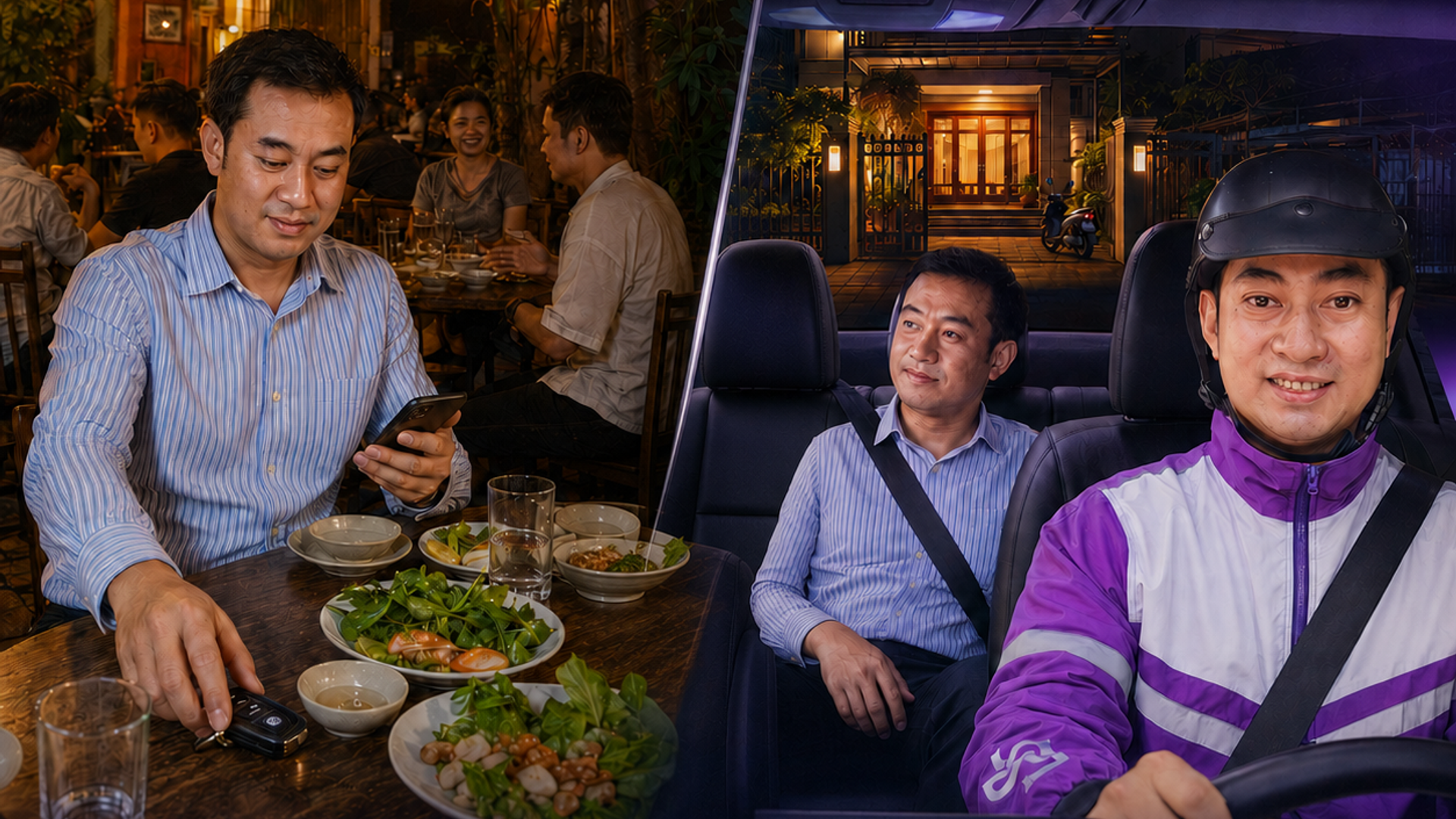 tài xế lái hộ LACO